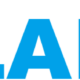 Solid blue banner/background rectangle.